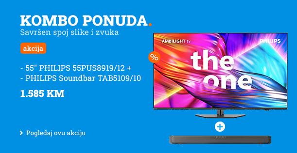 55 inch PHILIPS 55PUS8919/12 The One + Philips Soundbar TAB5109/10