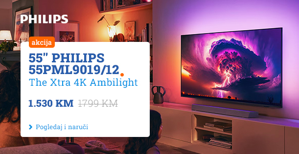 55 inch PHILIPS 55PML9019/12 4K The Xtra 4K Ambilight akcija