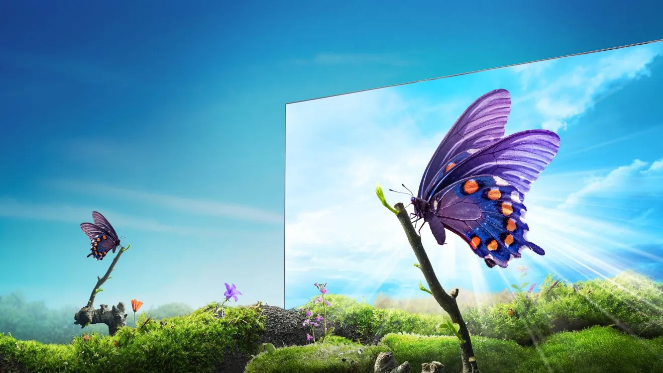 Vibrant butterfly on a flower