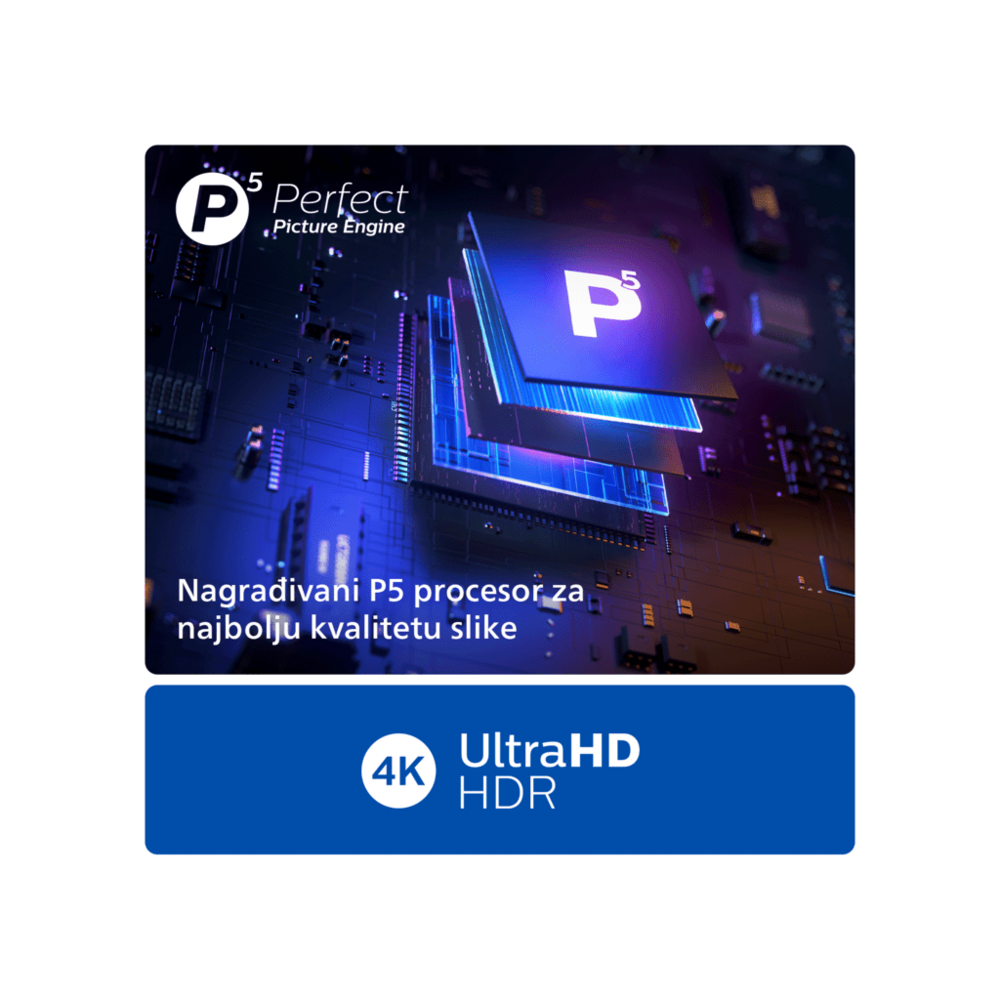 Philips 85"PML9019 4K Titan OSAmbilight s 3 strane; MiniLED;P5 picture engine 120 Hz; HDMI 2.1