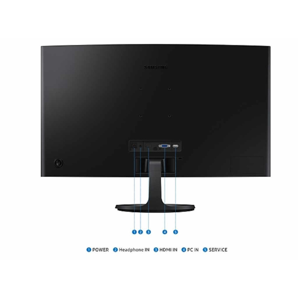 27''FHD Zakrivljeni Monitor S3VA, 1920x1080, 75Hz, 3000:14ms, 250cd, HDMI, VGA, Tilt, VESA 75x75