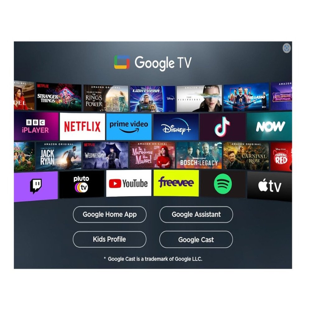 TCL 65"P8K 4K QLED TV 144HzGoogle TV; Motion Clarity Pro;Game Master; Onkyo 2.1;