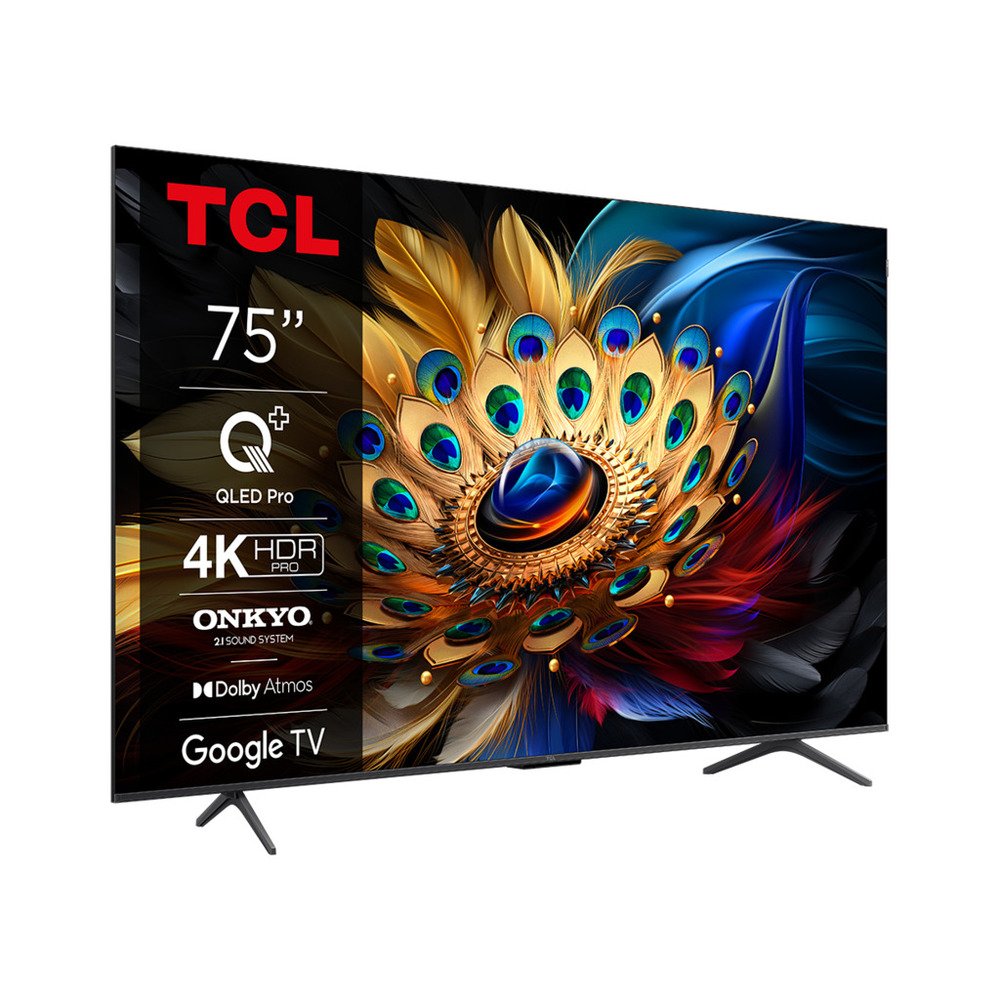 TCL 75"C655 4K QLED TVGoogle TV; QLED pro; 120HZMotion clarity pro; HDMI 2.1; 2.1 ONKYO