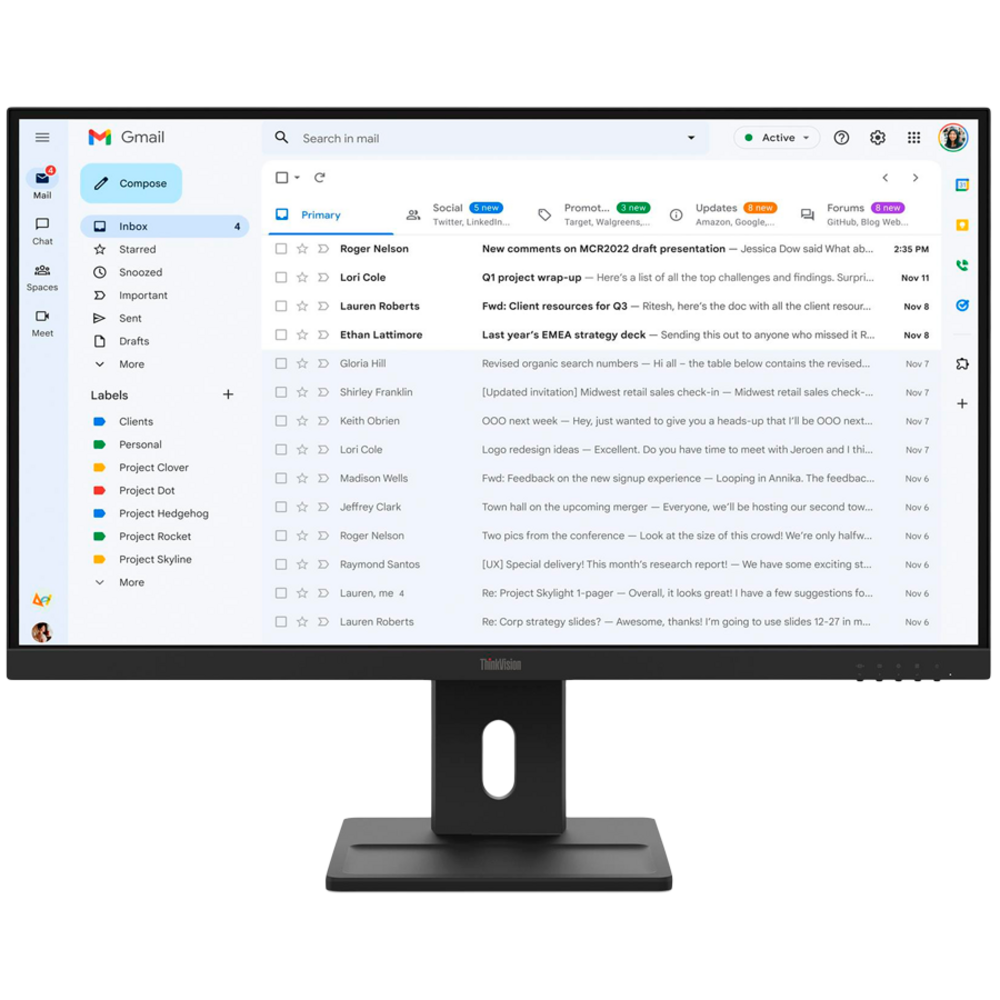 23.8" Lenovo ThinkVision E27-40 Monitor