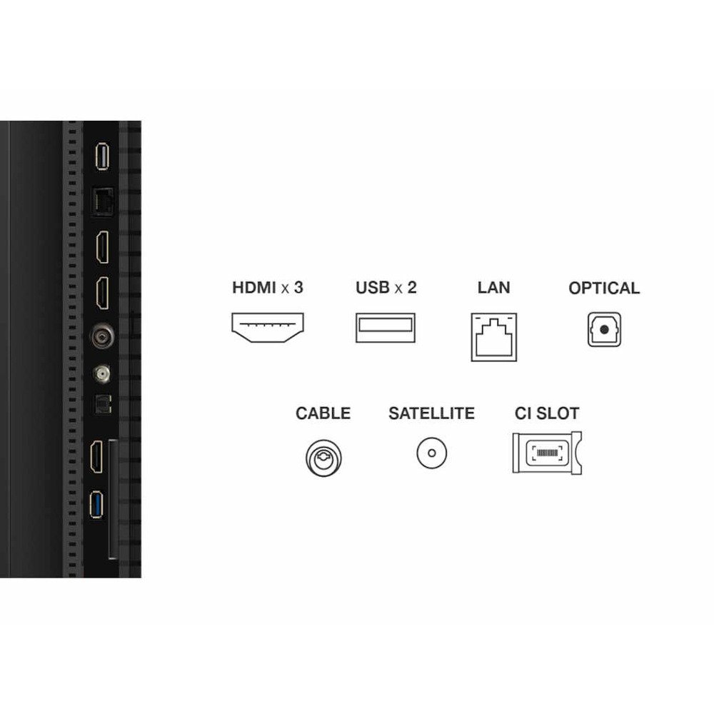 TCL 50"P7K 4K QLED TV 60HzGoogle TV; HDR multi-format;HVA Panel; Game Master; Dolby Atmos;