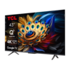 TCL 43"C655 4K QLED TVMotion Clarity 120HZ Google TVHDMI 2.1; 2.0 ONKYO Dolby Atmos