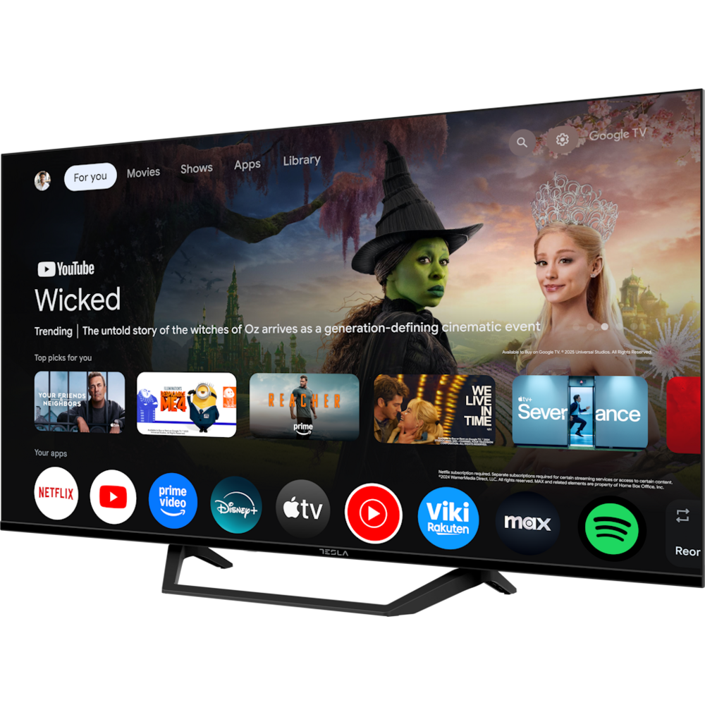 TESLA TV 40E655BFS FHD Google        Powered by Google TV       2x10W Box Speakers