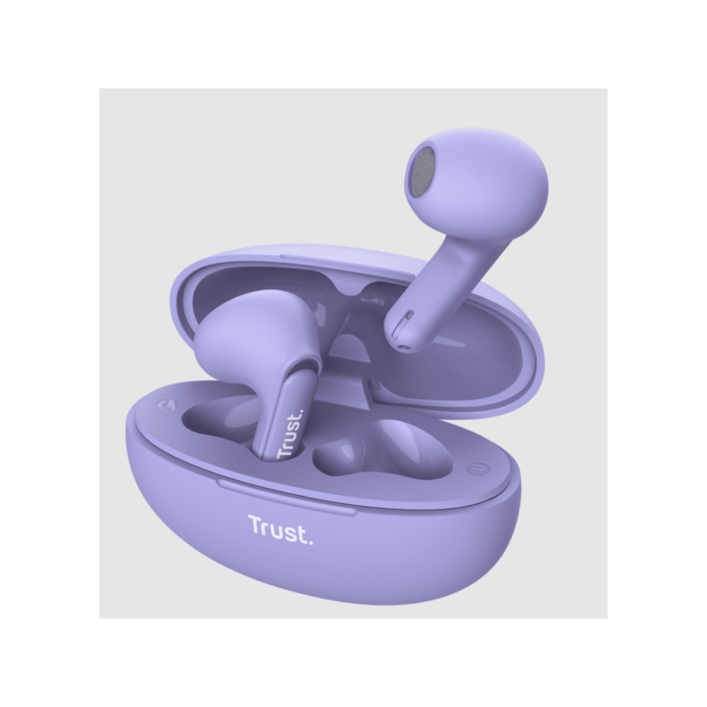 Trust Yavi Bežične Bluetooth Slušalice, Ljubičaste