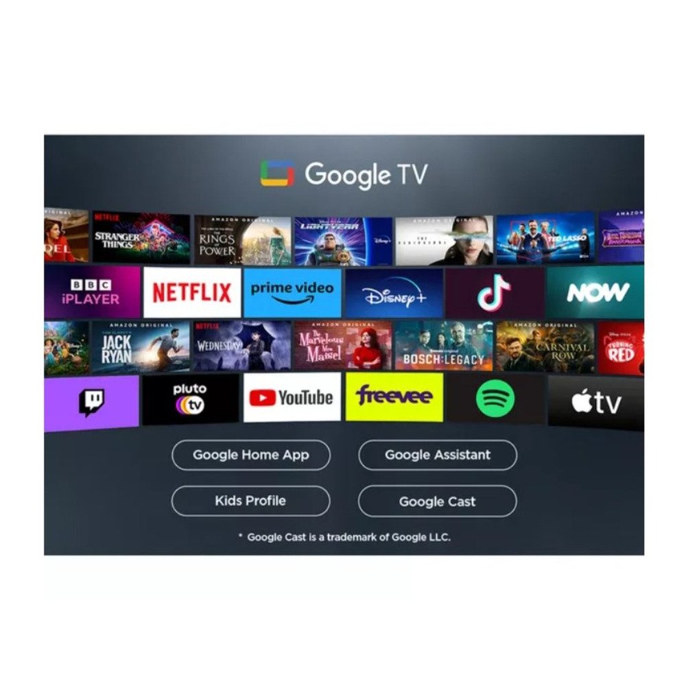 TCL 75"P8K 4K QLED TV 144HzGoogle TV; Motion Clarity Pro;Game Master; Onkyo 2.1;