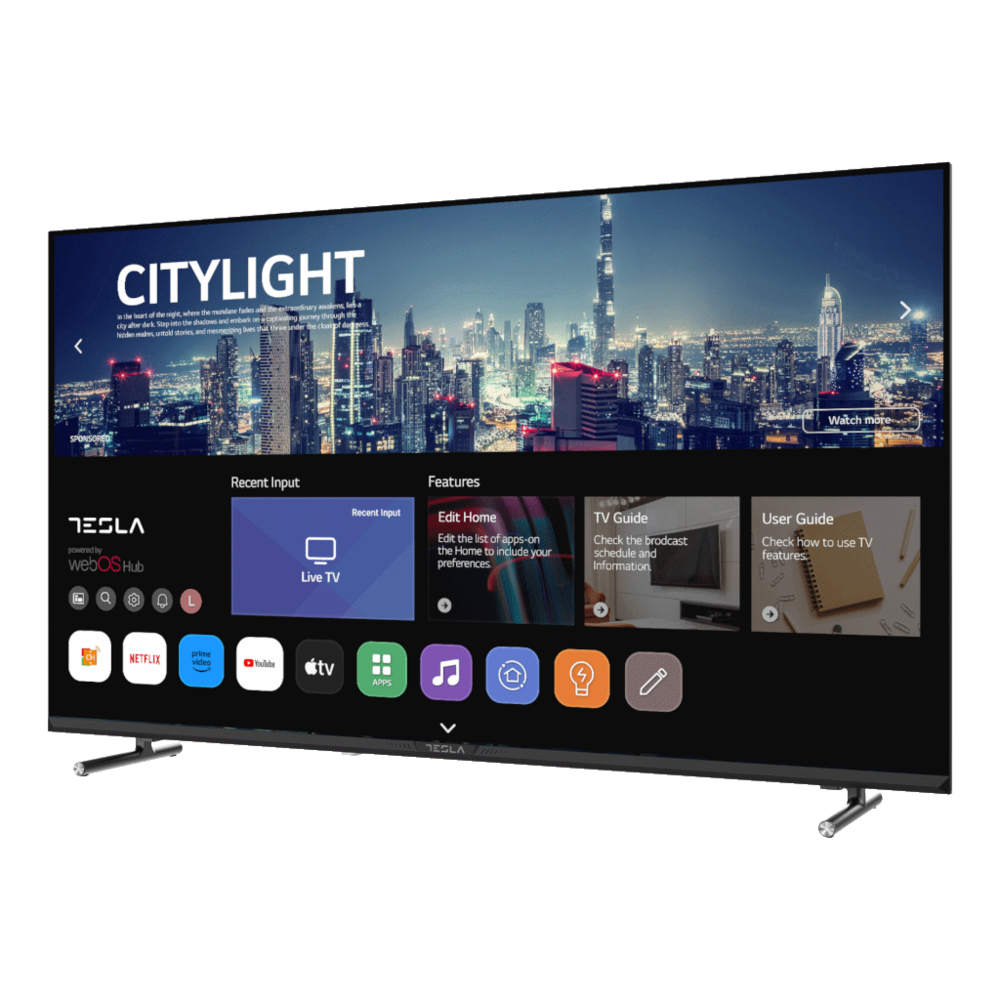 TESLA TV 43E645BFW FHD WebOS Miracast-AirPlay Box Zvucnici 2x10W