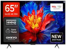 65" TCL 4K QLED TV 144Hz Google TV
