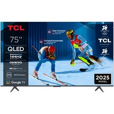 75" TCL 4K QLED TV 144Hz Google TV