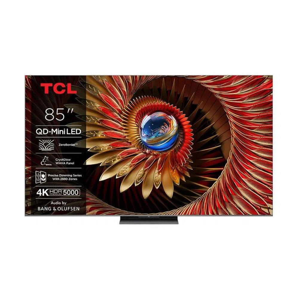 TCL 85"C8K 4K QD-Mini LED TV144Hz Google TV; ZeroBorder;Audio BANG & OLUFSEN; HDR Premium 5000;