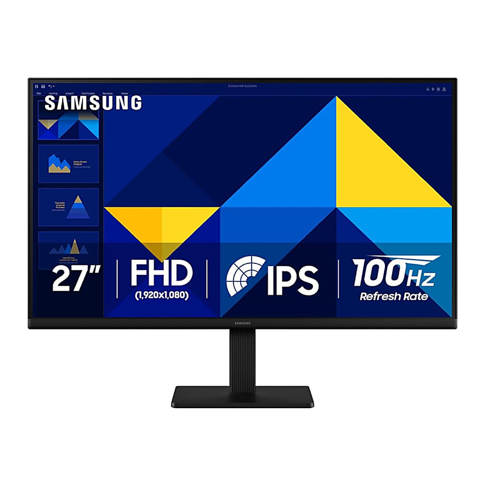 Samsung 24" FHD Essential MonIPS, 1920x1080, 1000:1, 100Hz5ms, 250cd, VGA, HDMI, Tilt