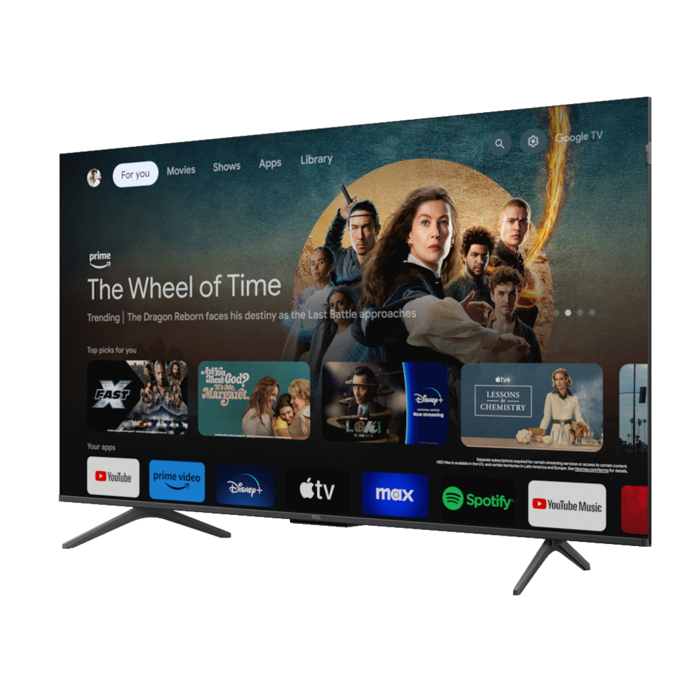 TCL 50"C655 4K QLED TVMotion Clarity 120HZ Google TVHDMI 2.1; 2.0 ONKYO Dolby Atmos