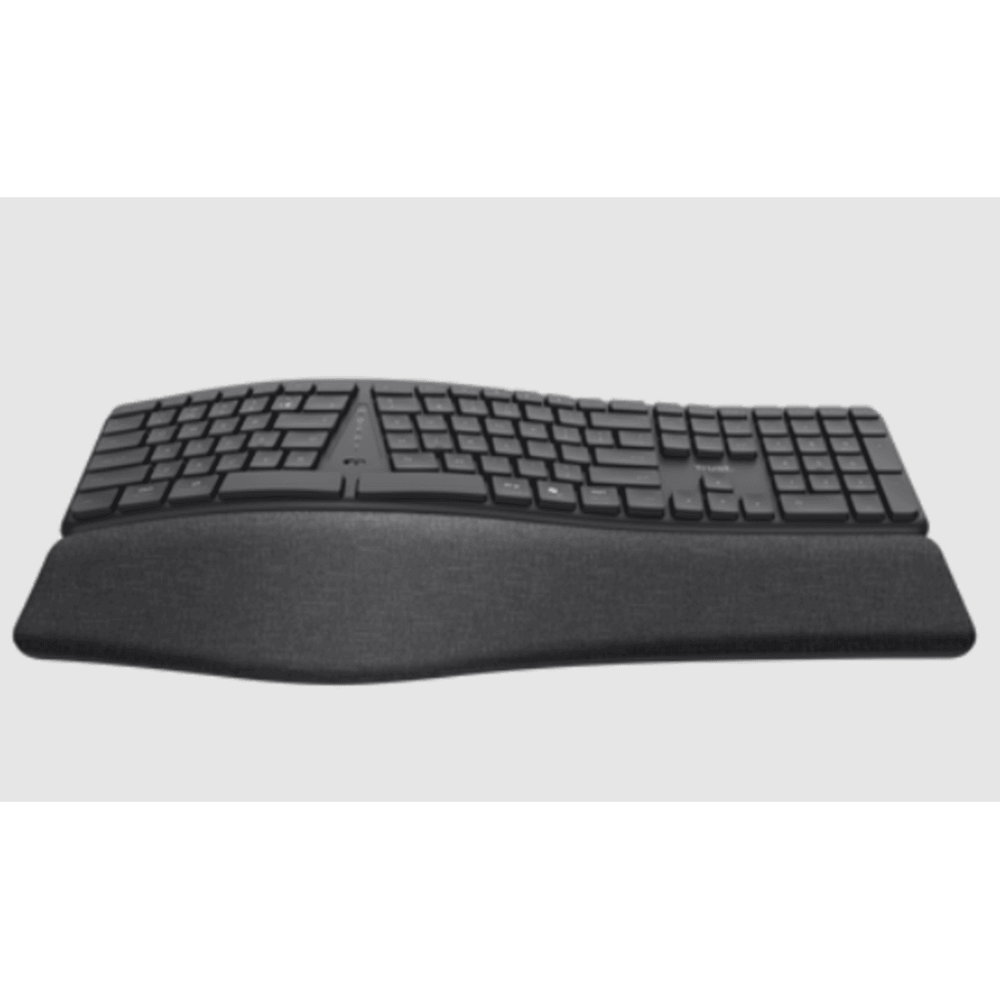 Trust Keyra ergo multiwireless tastatura, US layout,USB-C, USB-A, bluetooth