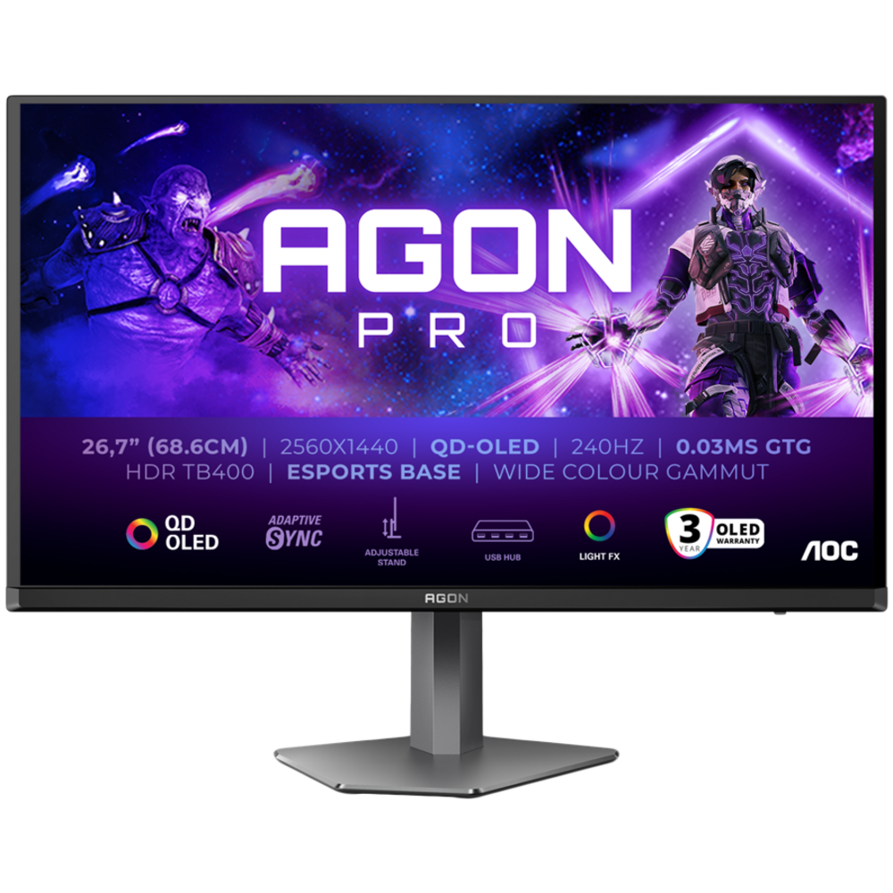26.7" AOC AGON PRO AG276QZD2 Monitor