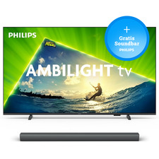 55" Philips 55PUS8209/12 4K QLED + Gratis Philips TAB4208 Soundbar
