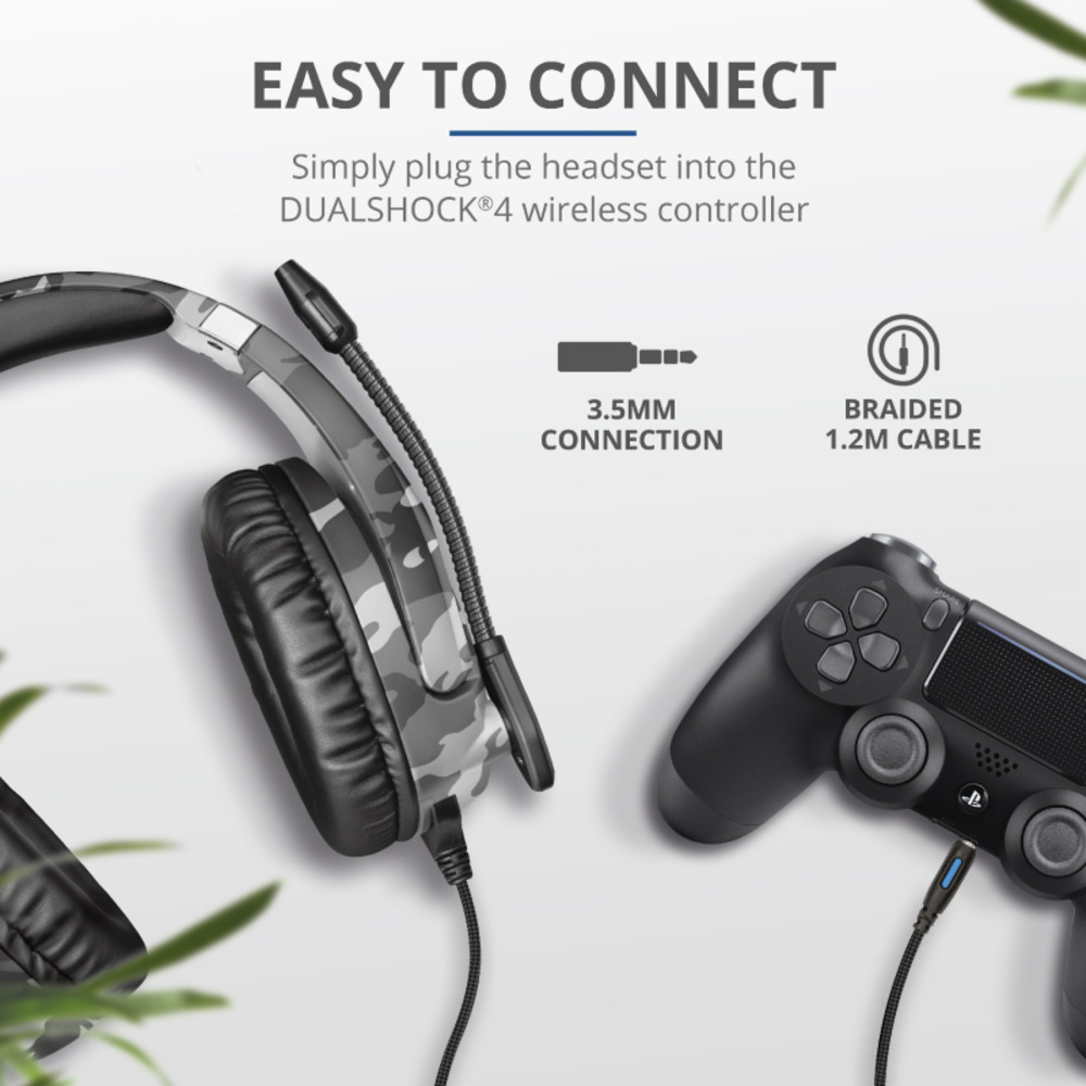 Trust GXT488 PS4 slušalice sivžičane Forze-G