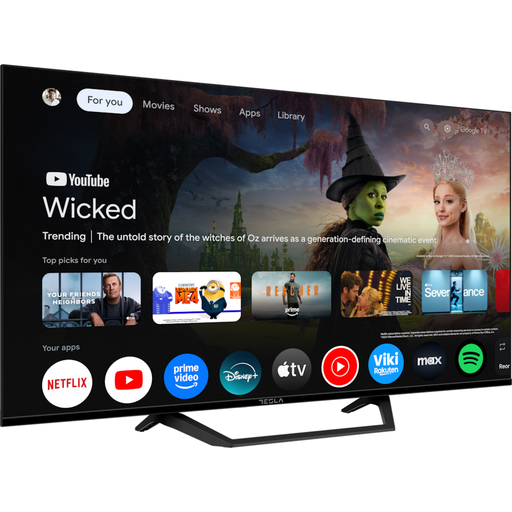 TESLA TV 40E655BFS FHD Google        Powered by Google TV       2x10W Box Speakers