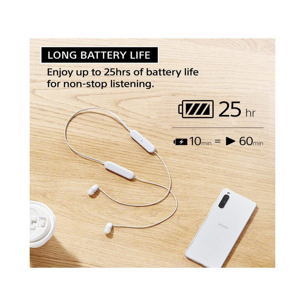 Sony slusalice WIC100, crnein-Ear; Bluetooth; sa mikrofon