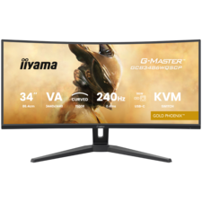34" IIYAMA G-Master Gold Phoenix Curved Gaming Monitor