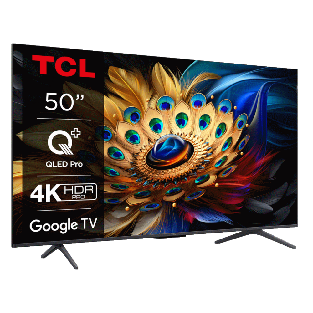 TCL 50"C655 4K QLED TVMotion Clarity 120HZ Google TVHDMI 2.1; 2.0 ONKYO Dolby Atmos