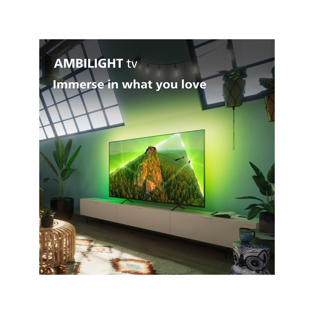 Philips 55"PUS8118 4K Smart TVAmbilight s 3 strane; HDR10+Dolby Vision; Dolby Atmos; HDMI 2.1