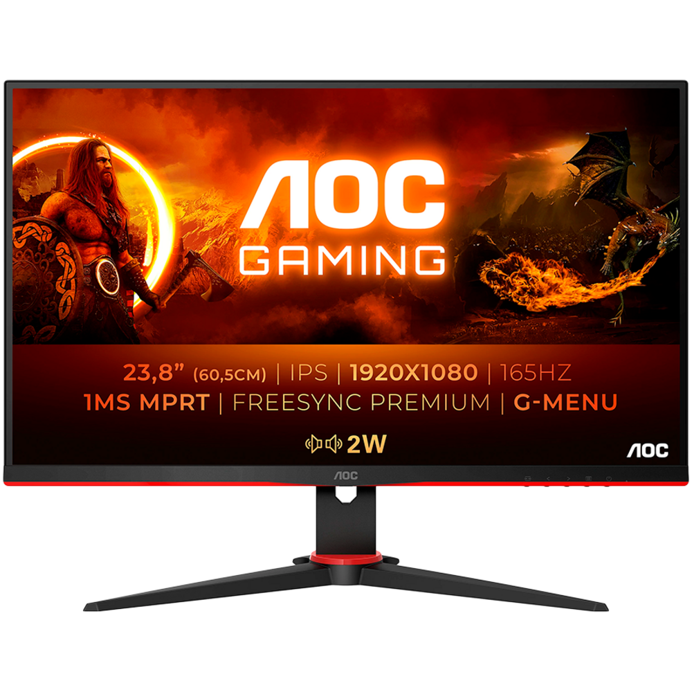 24" AOC 24G2SPAE-BK
