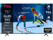75" TCL 4K QLED TV 144Hz Google TV