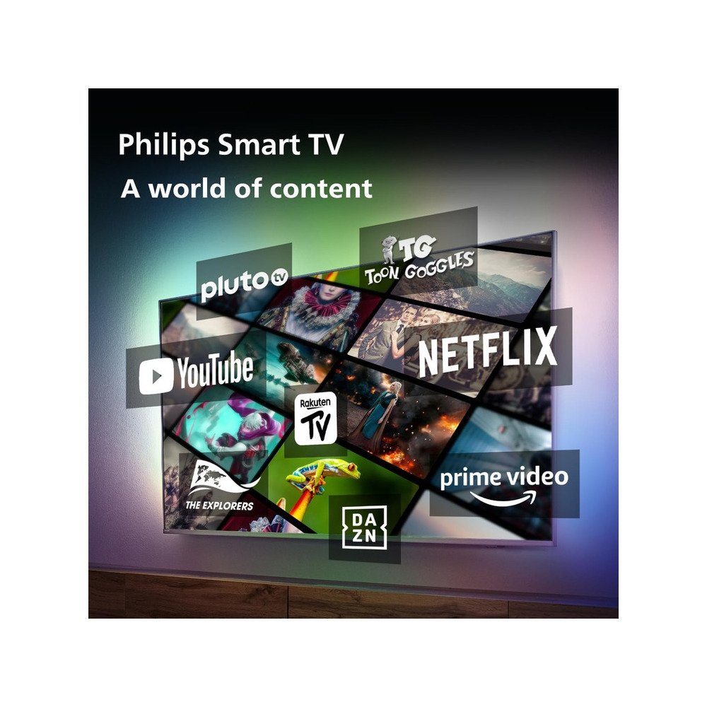 Philips 55"PUS8118 4K Smart TVAmbilight s 3 strane; HDR10+Dolby Vision; Dolby Atmos; HDMI 2.1
