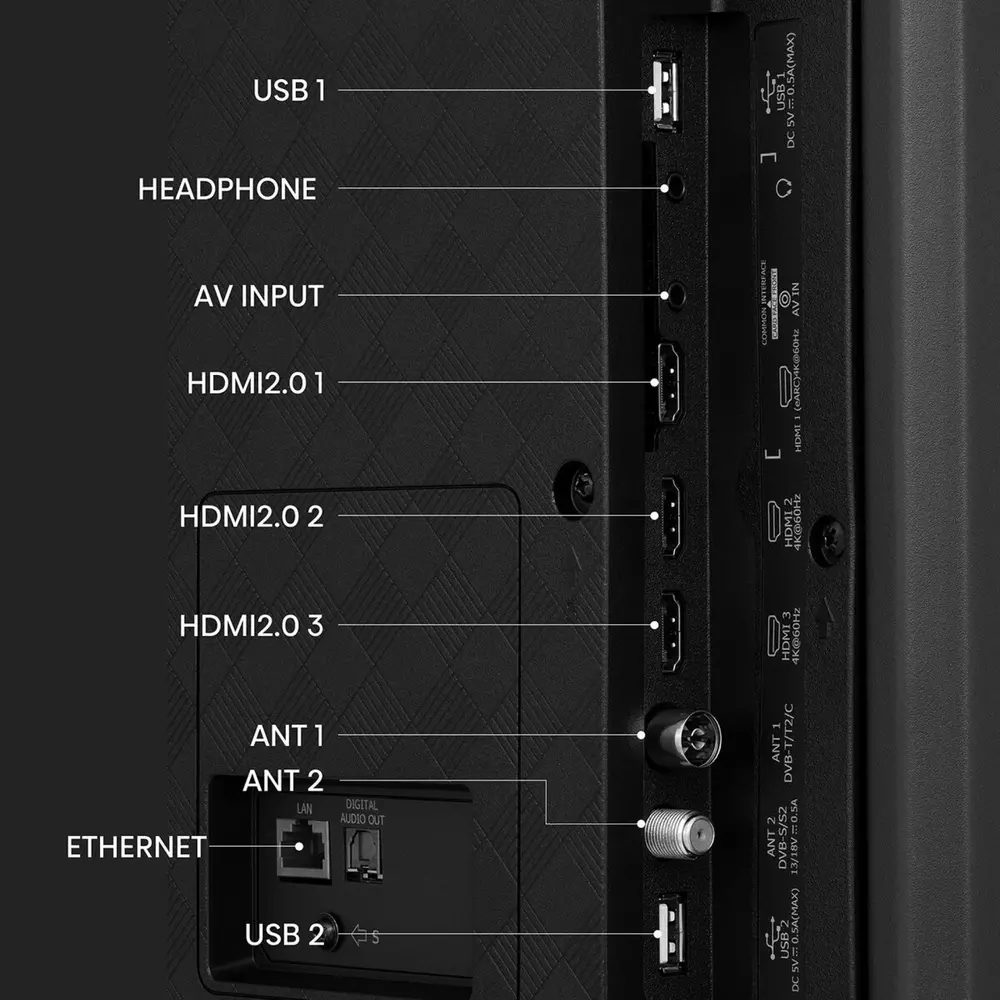 HISENSE TV LED 65A7KQ