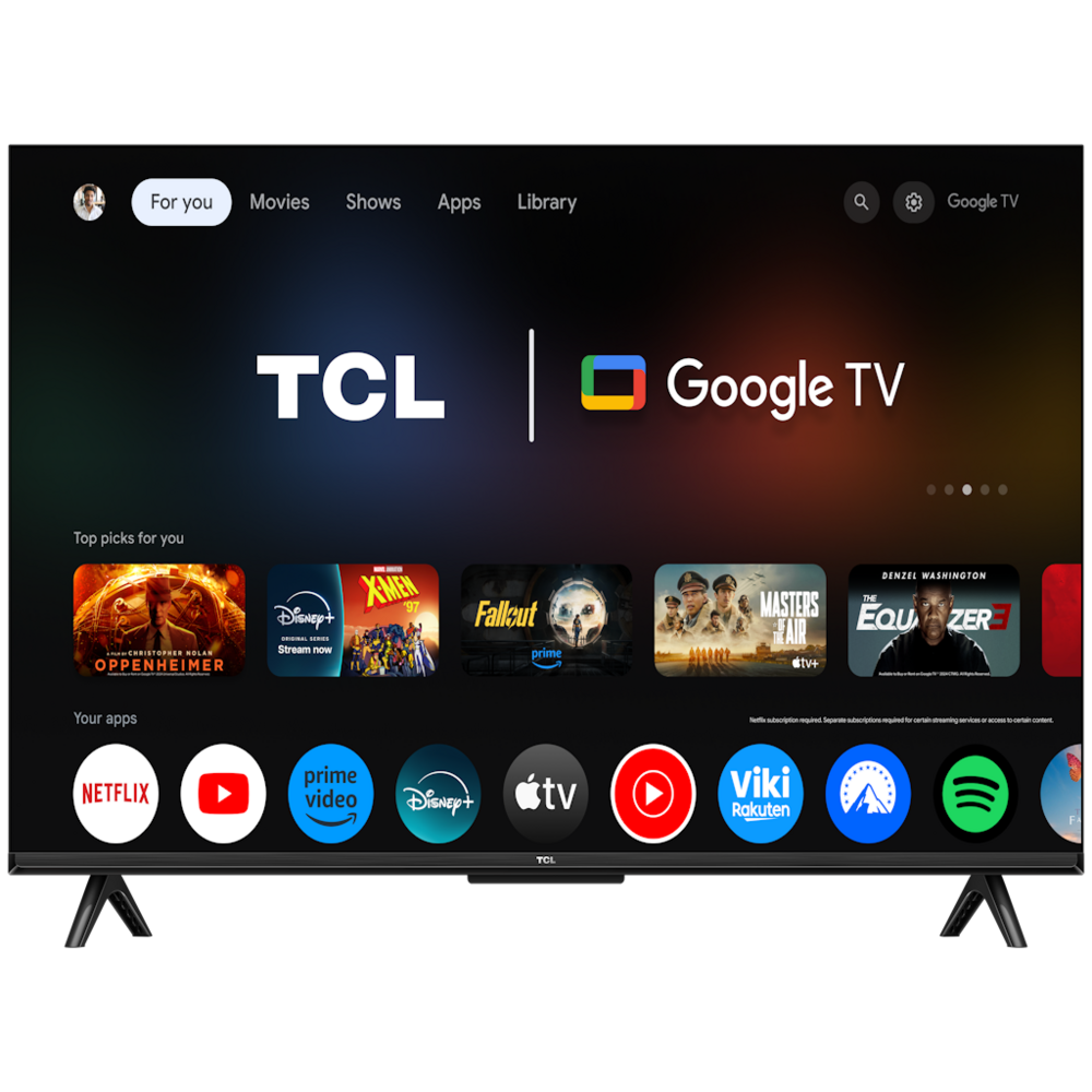 TCL 43"V6C 4K TV Google OSHDR10 HVA Panel Motion ClarityDolby Audio; AiPQ Processor;