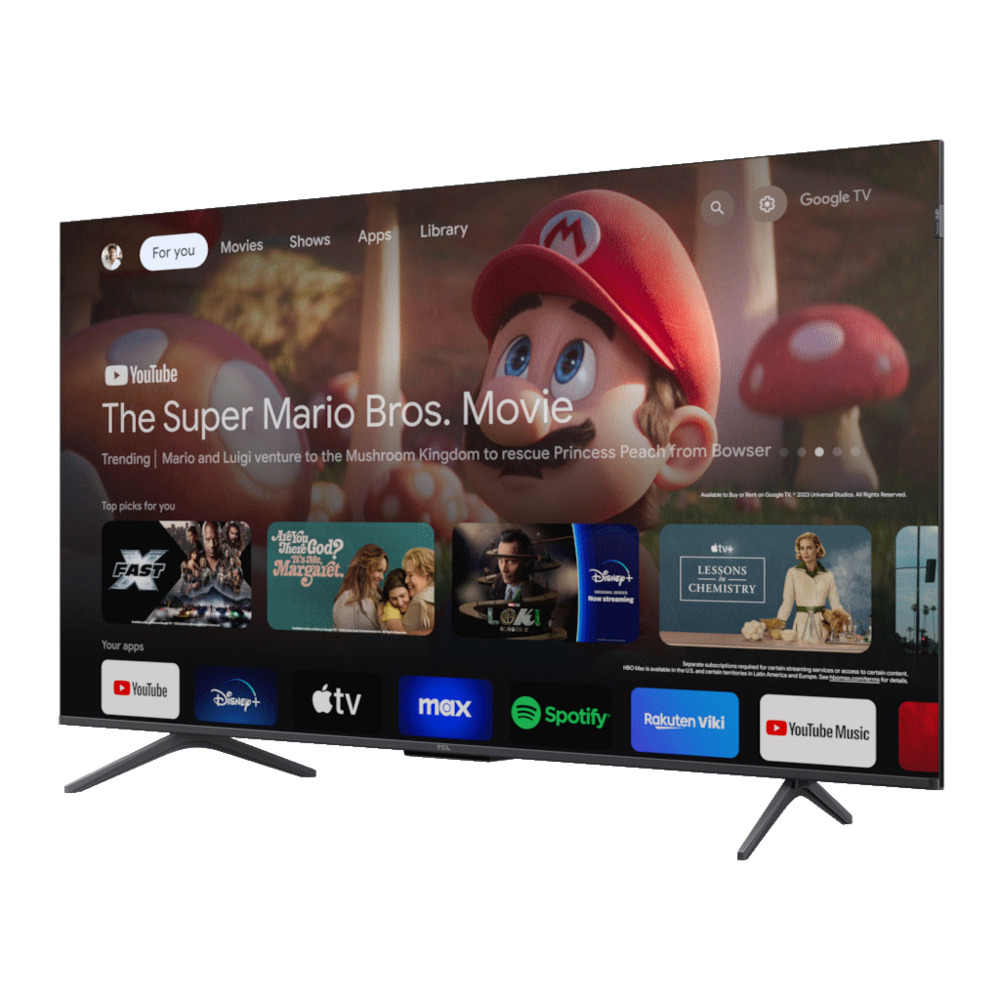 TCL 50"C655 4K QLED TVMotion Clarity 120HZ Google TVHDMI 2.1; 2.0 ONKYO Dolby Atmos