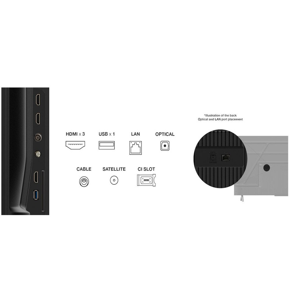 TCL 43"V6C 4K TV Google OSHDR10 HVA Panel Motion ClarityDolby Audio; AiPQ Processor;