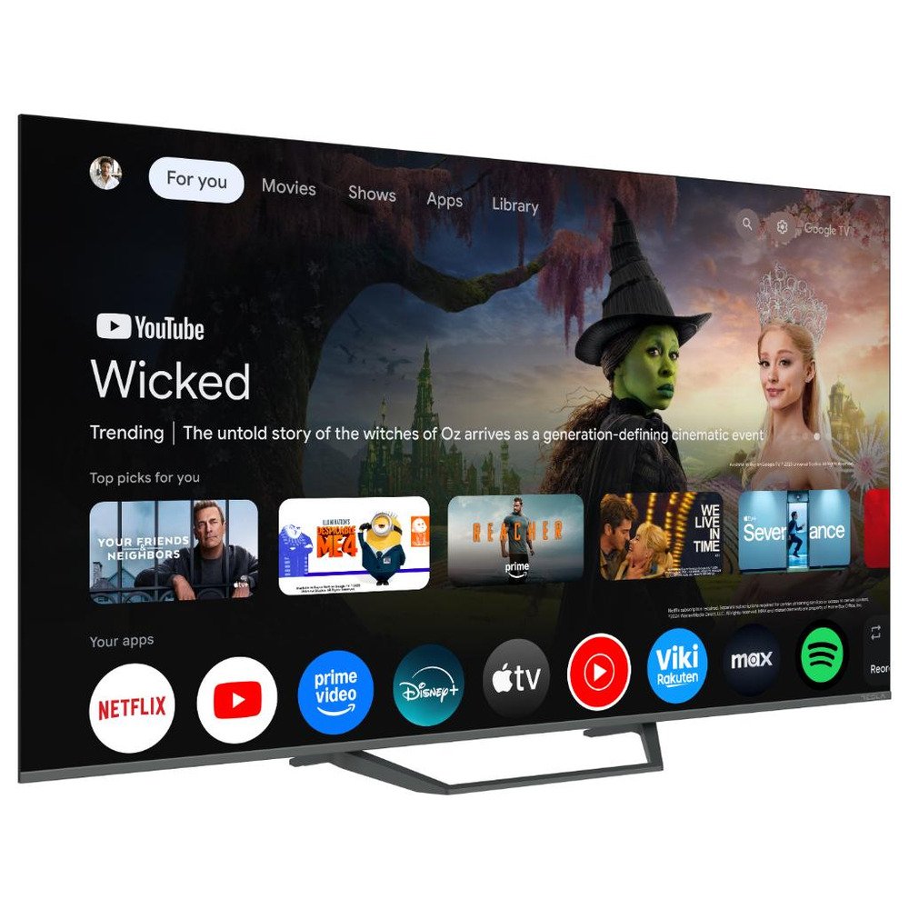 TESLA TV QLED Q65E655GUS QLED powered by Google TV  Voice Control *NOVO*