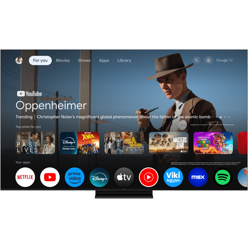 TCL 55"C7K 4K QD-Mini LED TV144Hz Google TV; Game Master;Audio BANG & OLUFSEN; HDR Premium;