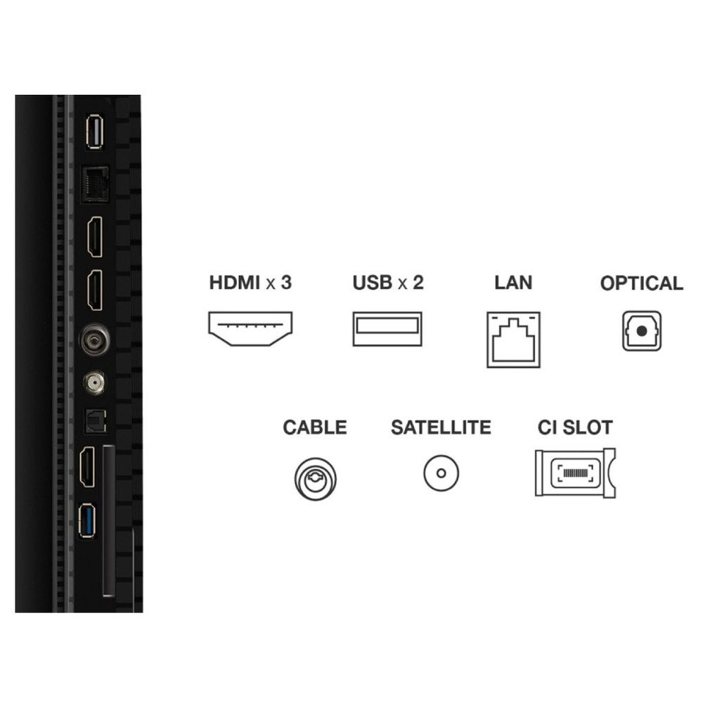 TCL 65"P7K 4K QLED TV 60HzGoogle TV; HDR multi-format;HVA Panel; Game Master; Dolby Atmos;