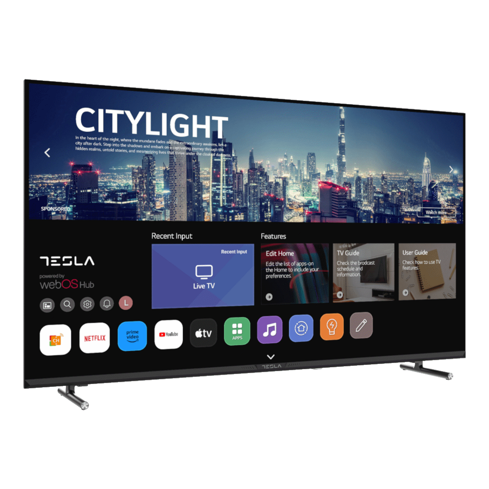 TESLA TV 43E645BFW FHD WebOS Miracast-AirPlay Box Zvucnici 2x10W