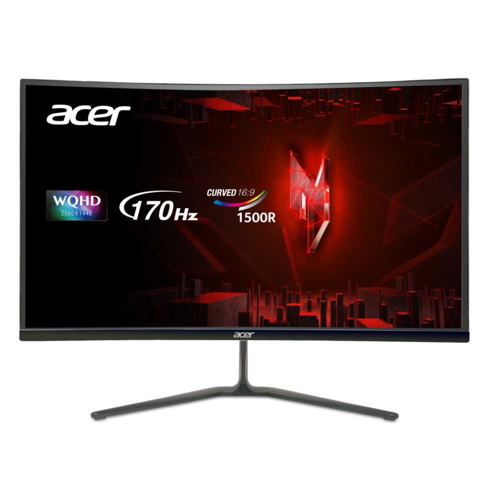 Acer 27" ED270U  P2bmiipx WQHDVA 170Hz zakrivljeni gamingmonitor,250cd, 4000:1, HDMI,DP,VESA