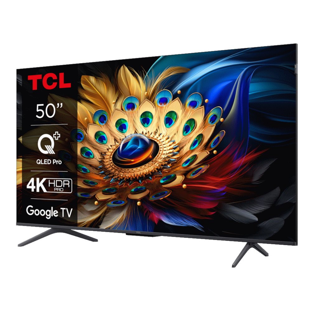 TCL 50"C655 4K QLED TVMotion Clarity 120HZ Google TVHDMI 2.1; 2.0 ONKYO Dolby Atmos