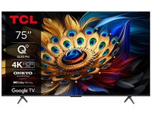 75" TCL C655 4K QLED TV 