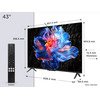 TCL 43"V6C 4K TV Google OSHDR10 HVA Panel Motion ClarityDolby Audio; AiPQ Processor;