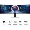 Samsung 49" OLED Monitor G93SD1800R, DQHD, 240Hz, 0.03msDP, HDMI, Micro HDMI, USB-C, HAS, Tilt